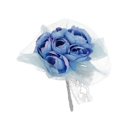 Blue - Back - Corpse Bride Bouquet Emily Halloween Costume Prop