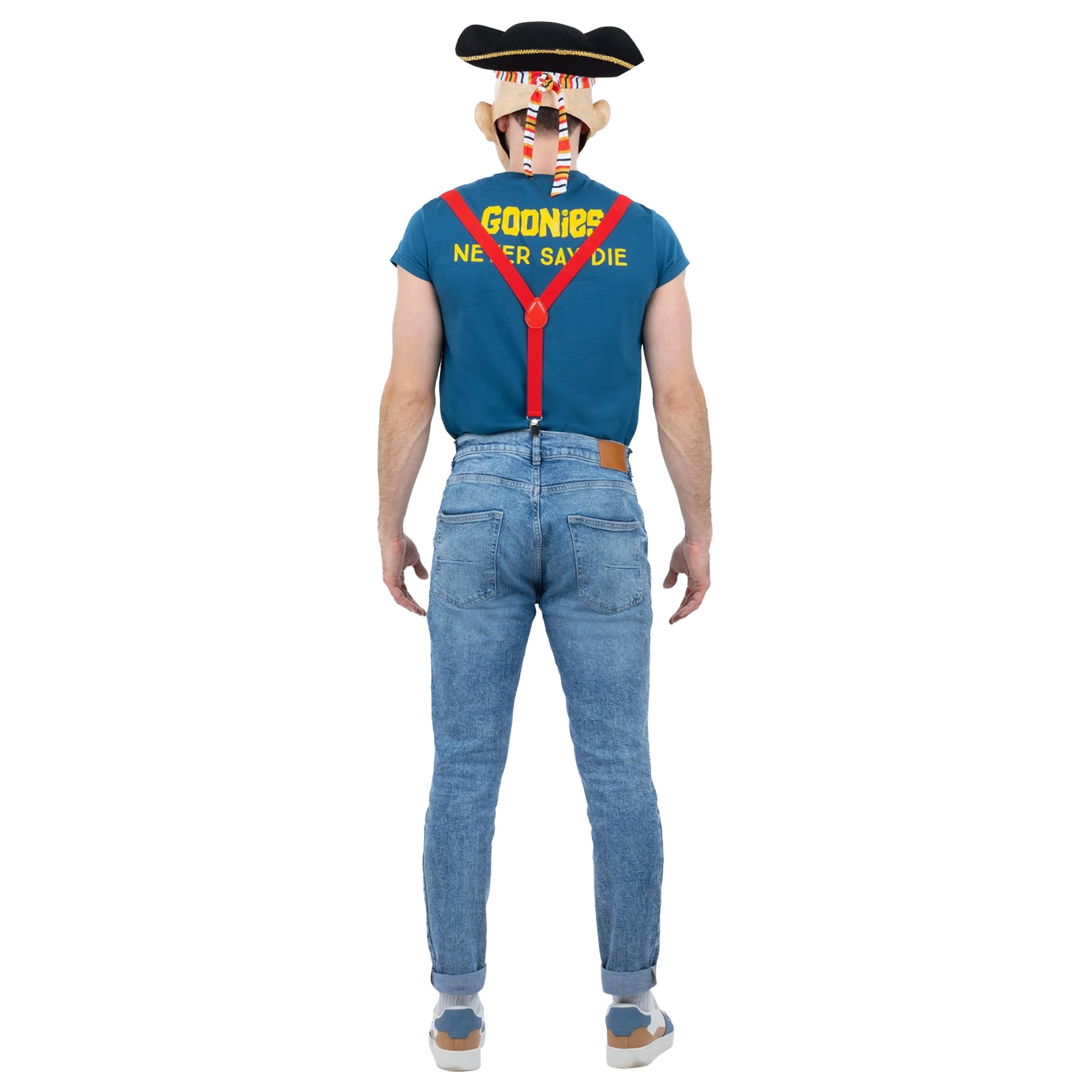 Multicoloured - Back - The Goonies Mens Sloth Costume Set