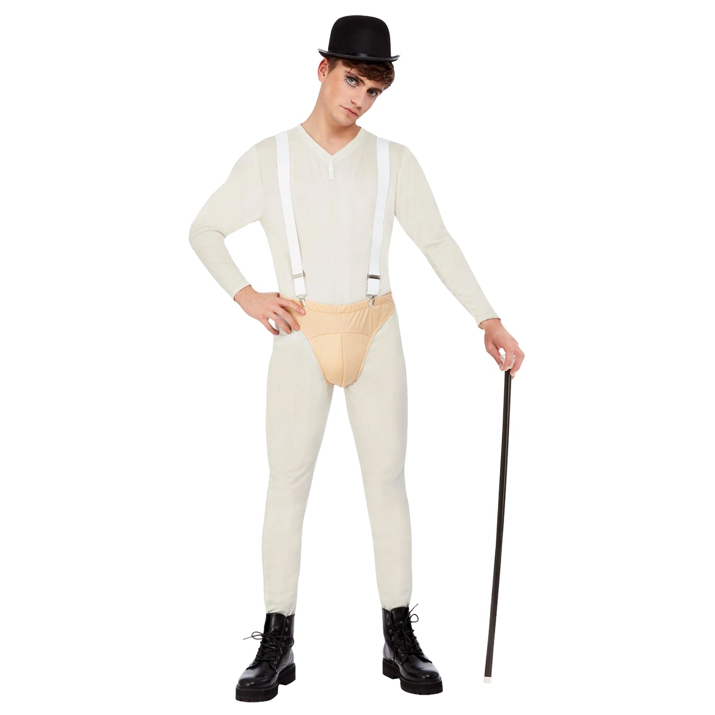 White - Front - Smiffys Mens Cult Classic Costume Set