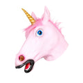 Pink - Front - Smiffys Unisex Adult Unicorn Latex Mask