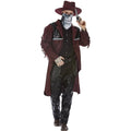 Burgundy - Front - Smiffys Mens Deluxe Dark Spirit Western Cowboy Costume Set