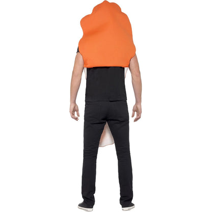 Pink - Back - Smiffys Mens Bacon Costume
