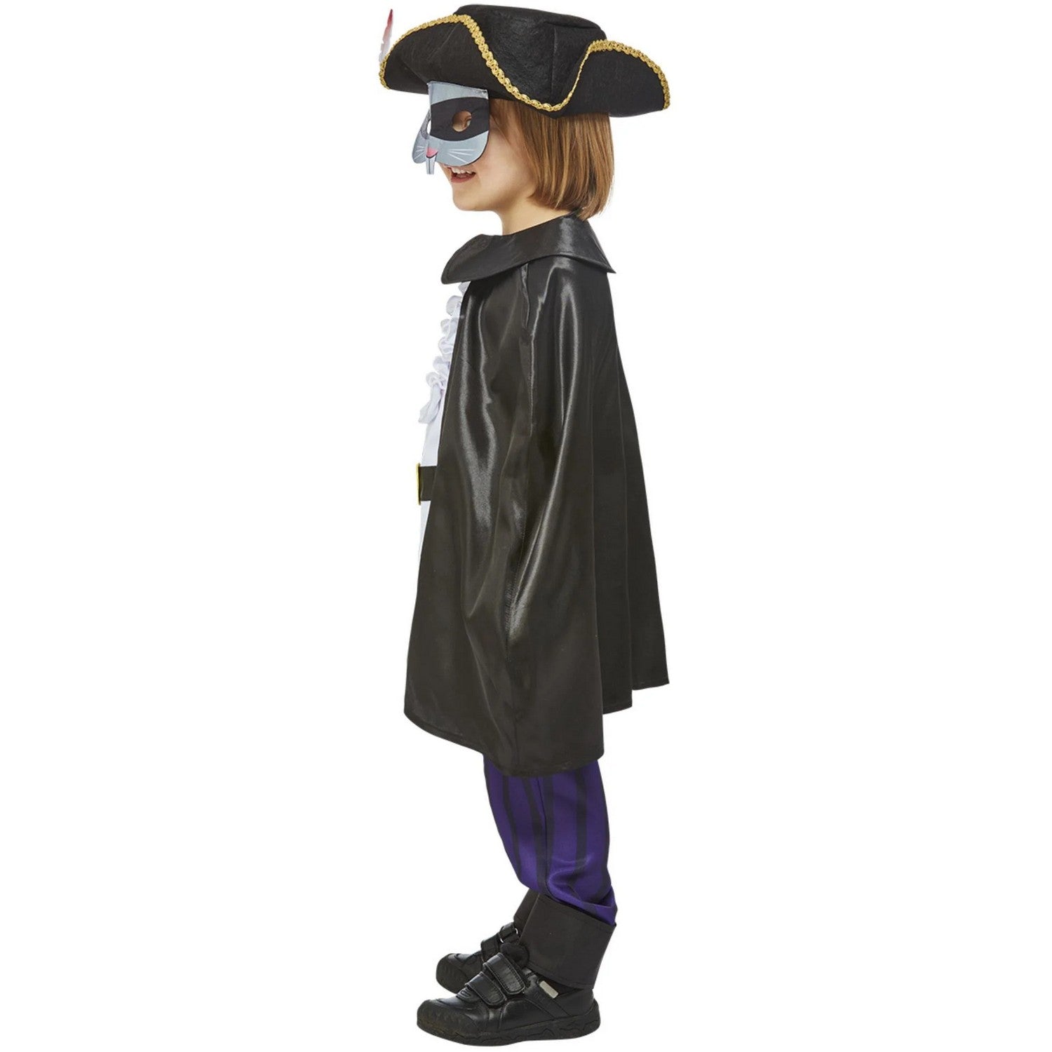 Black-Blue-Violet - Side - The Highway Rat Childrens-Kids Julia Donaldson Costume