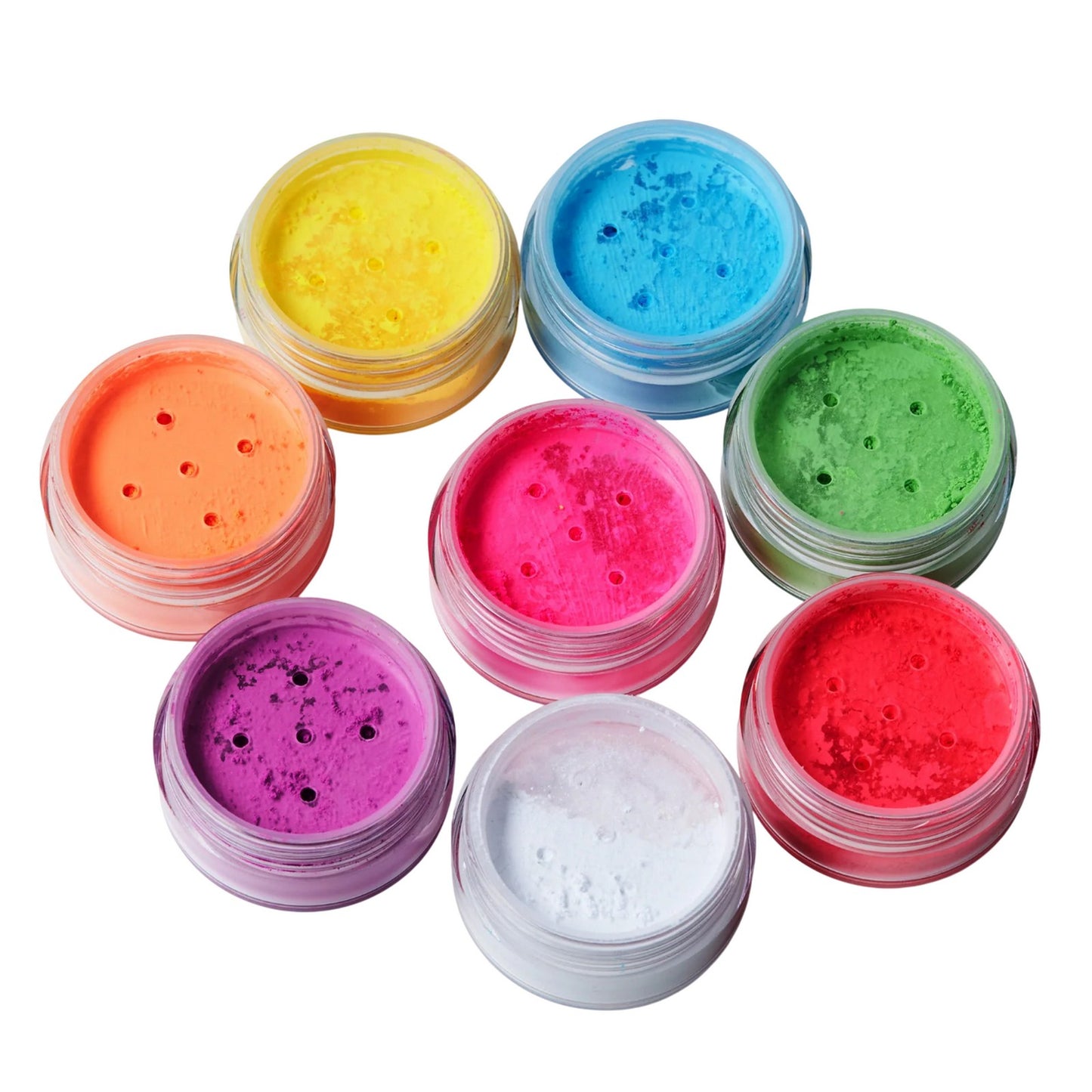 Multicoloured - Front - Moon Glow Neon UV Pigment Powder