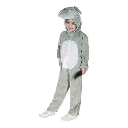 Grey-White - Front - Smiffys Childrens-Kids Donkey Costume