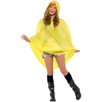 Yellow - Front - Smiffys Unisex Adult Duck Party Poncho