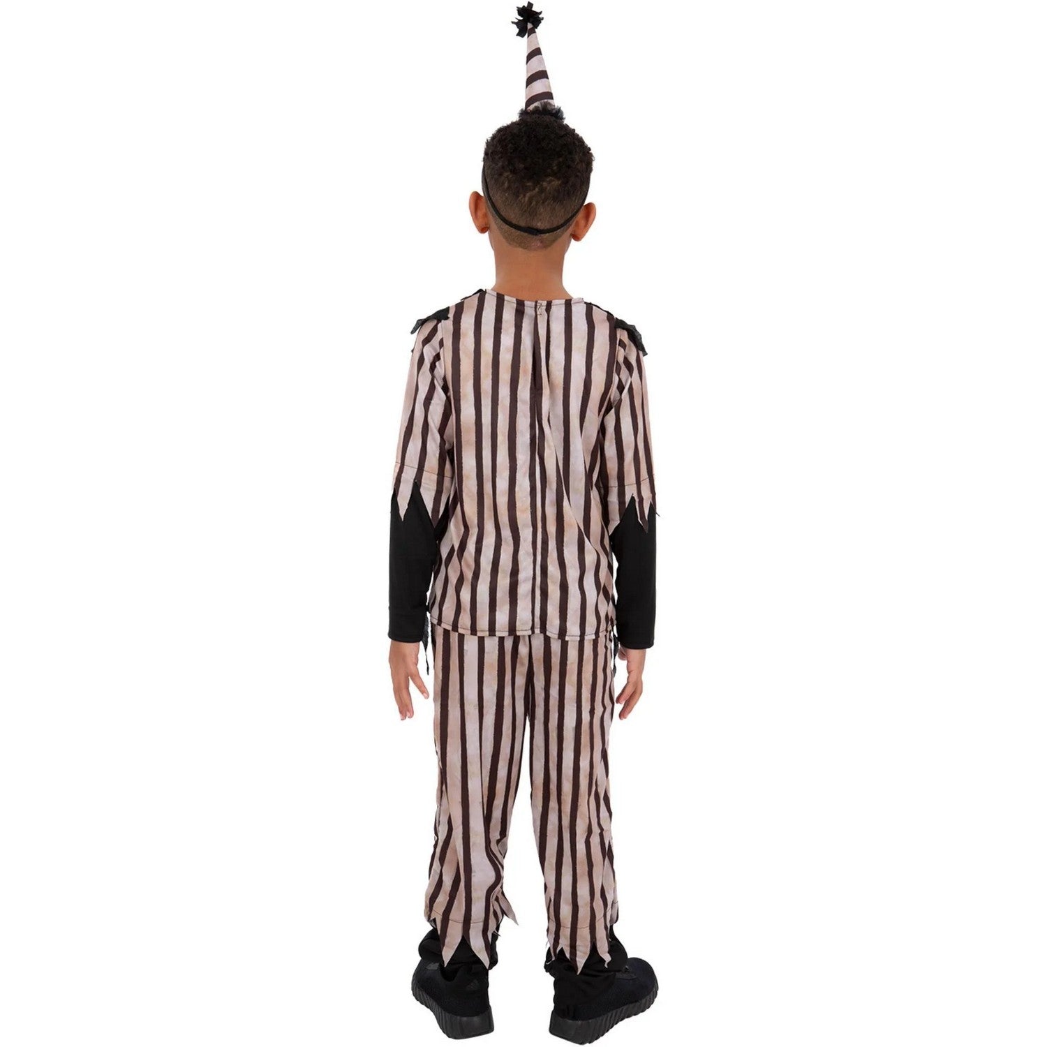 Black-White - Back - Smiffys Boys Vintage Clown Costume Set