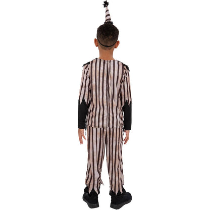 Black-White - Back - Smiffys Boys Vintage Clown Costume Set