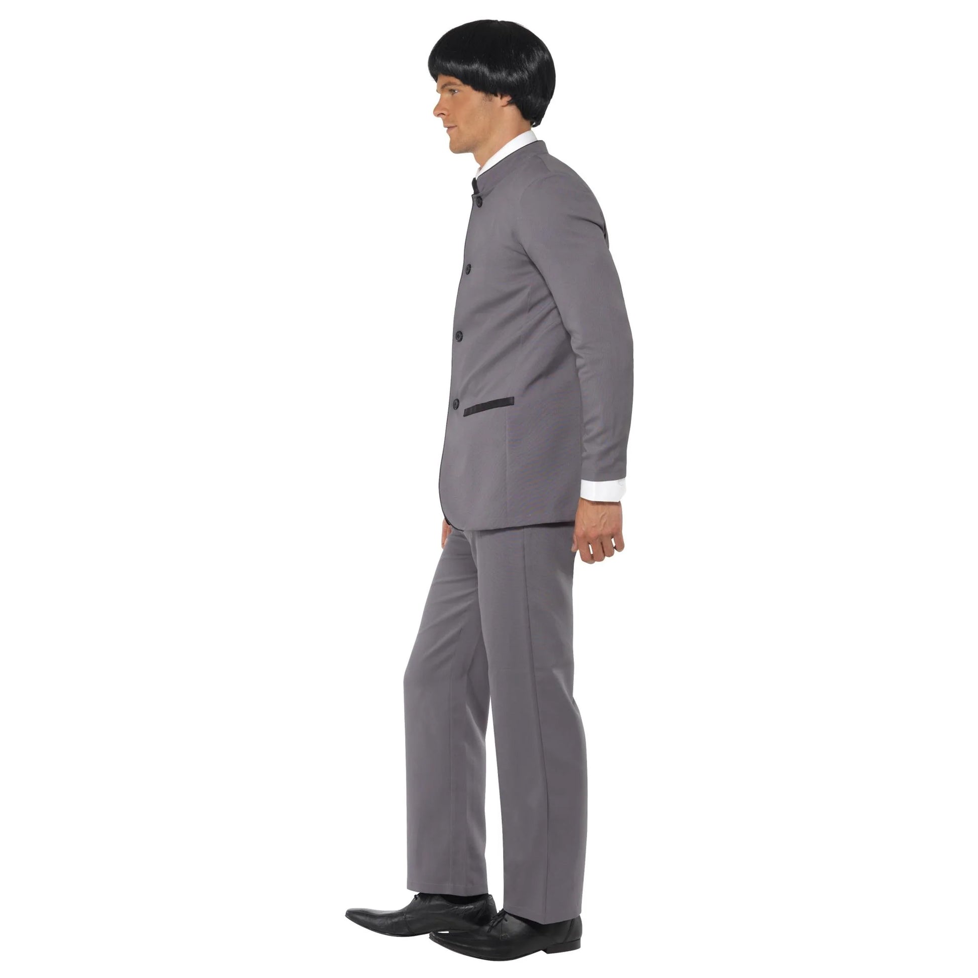 Grey - Side - Smiffys Mens Fab Four Iconic Costume