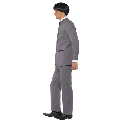 Grey - Side - Smiffys Mens Fab Four Iconic Costume
