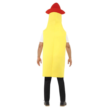 Yellow-Red - Back - Smiffys Unisex Adult Tequila Bottle Costume