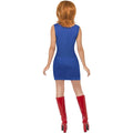 Royal Blue-Red-White - Back - Smiffys Womens-Ladies Ginger Power Union Jack Costume