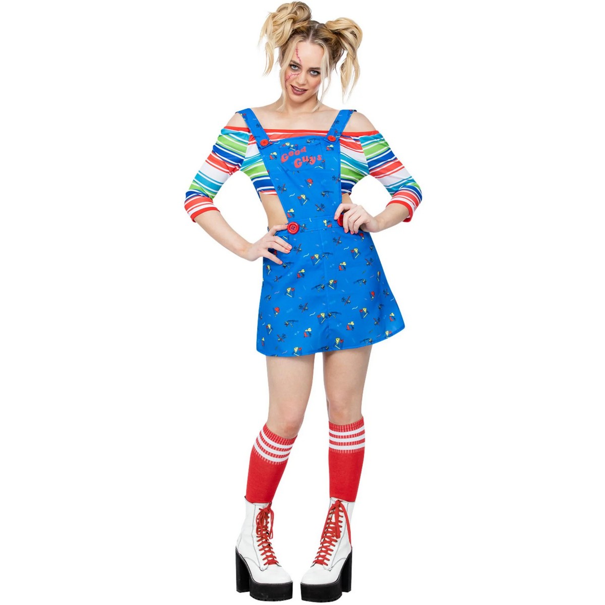 Blue - Lifestyle - Chucky Womens-Ladies Costume Dress