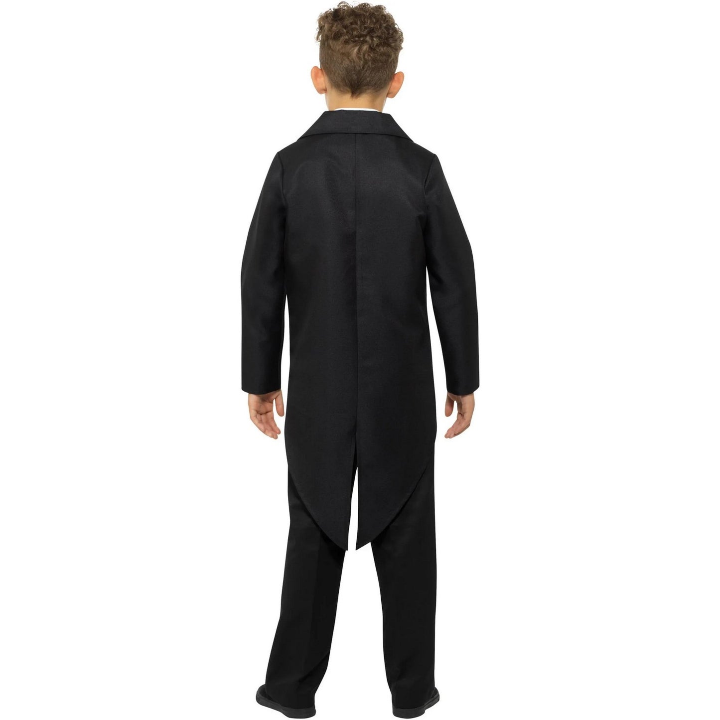 Black - Back - Smiffys Childrens-Kids Tailcoat