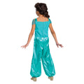 Turquoise - Back - Aladdin Girls Basic Plus Jasmine Costume
