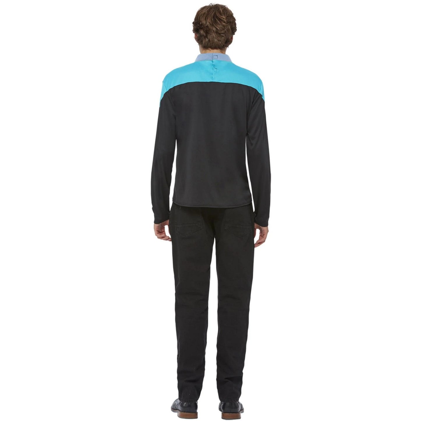 Blue-Black - Back - Star Trek Voyager Mens Science Uniform Costume