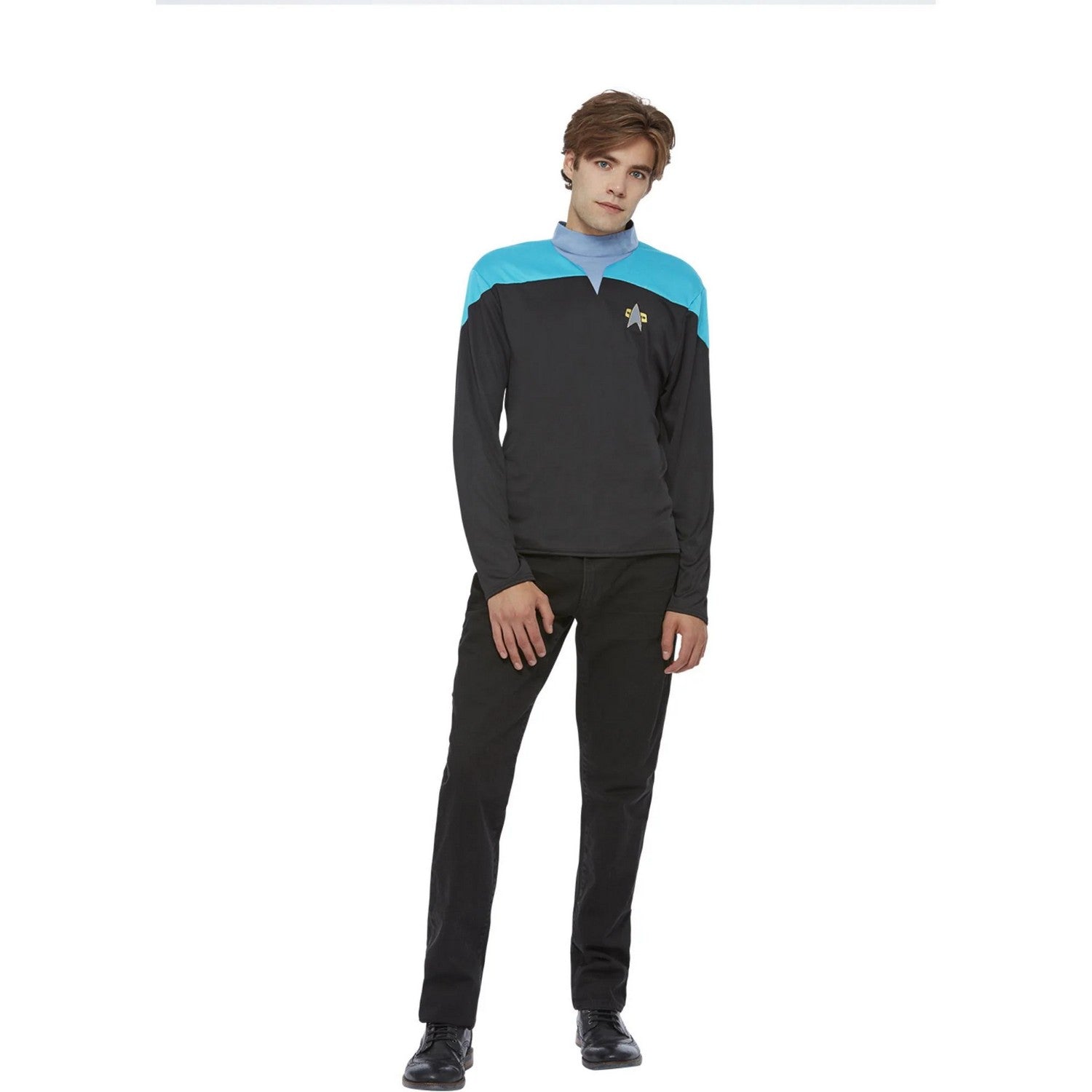 Blue-Black - Side - Star Trek Voyager Mens Science Uniform Costume