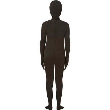 Black - Back - Smiffys Childrens-Kids Second Skin Suit Costume