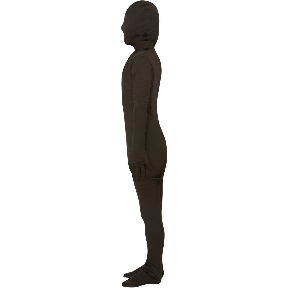 Black - Side - Smiffys Childrens-Kids Second Skin Suit Costume