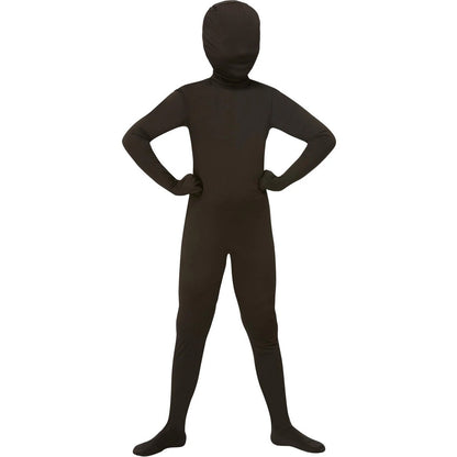 Black - Front - Smiffys Childrens-Kids Second Skin Suit Costume