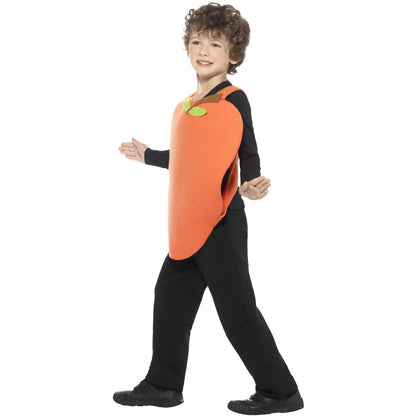 Orange-Black - Side - Smiffys Childrens-Kids Peach Costume
