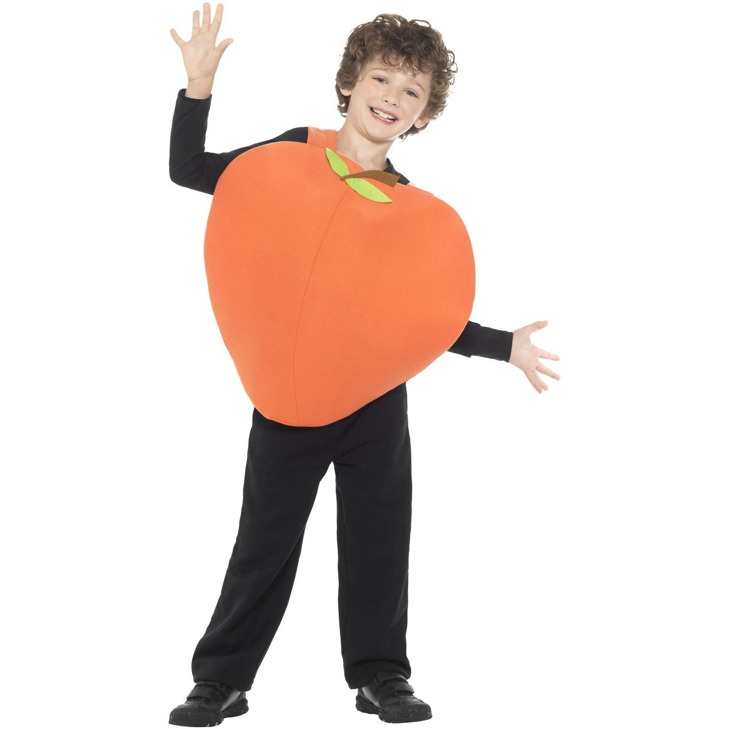 Orange-Black - Front - Smiffys Childrens-Kids Peach Costume