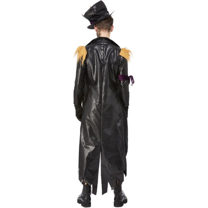 Black-Purple - Back - Smiffys Mens Deluxe Voodoo Witch Doctor Costume Set