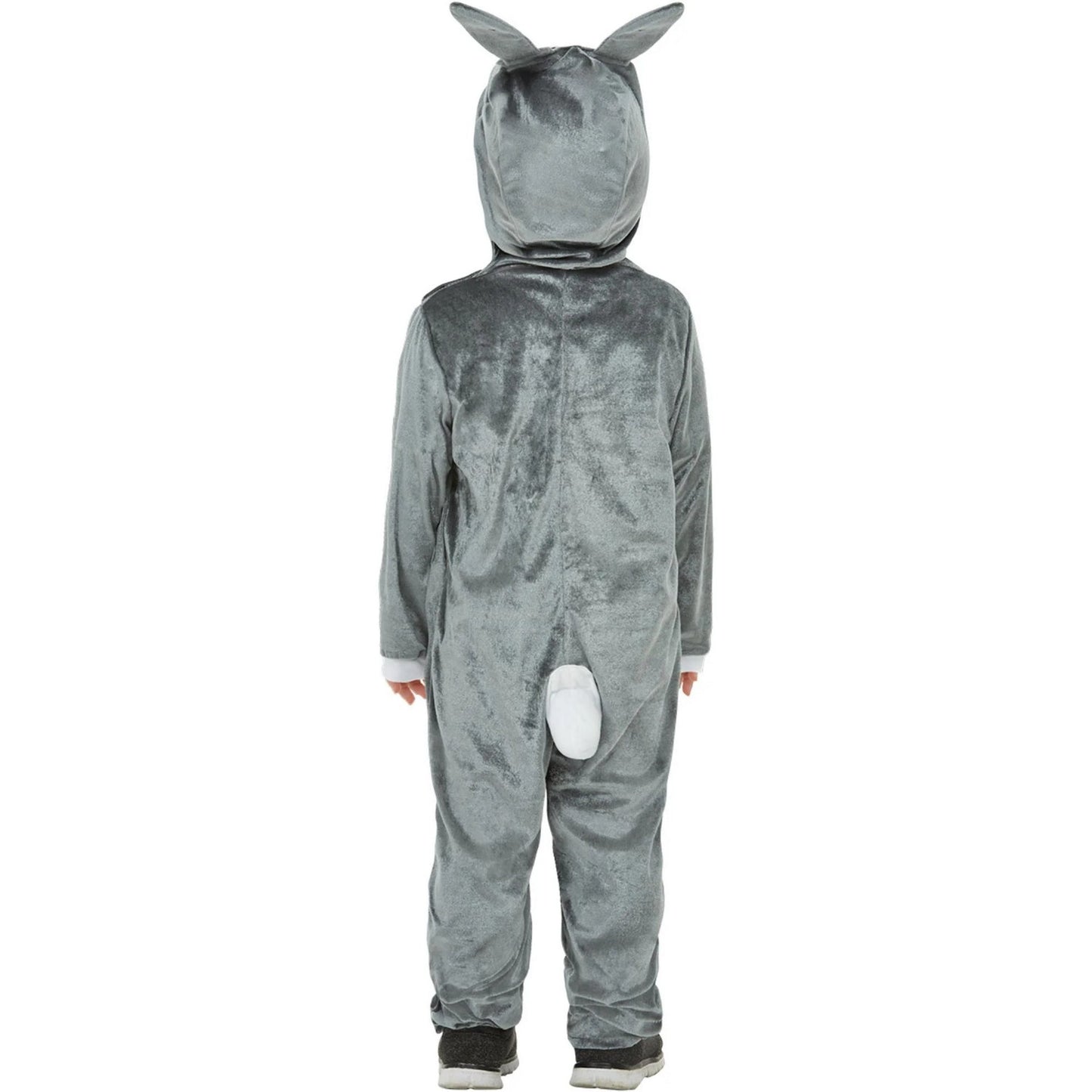 White-Grey - Back - Smiffys Toddler Bunny Bodysuit