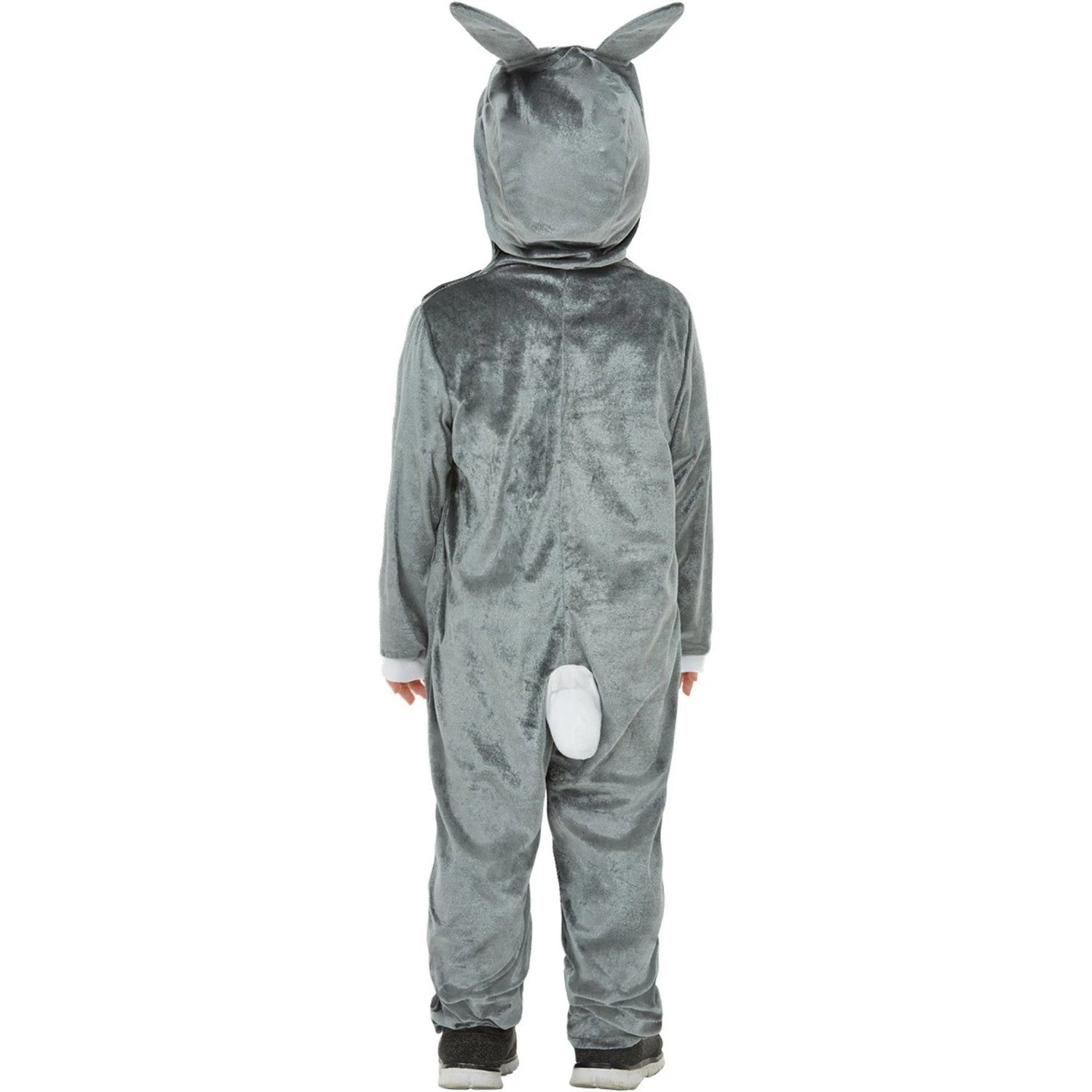 White-Grey - Back - Smiffys Toddler Bunny Bodysuit