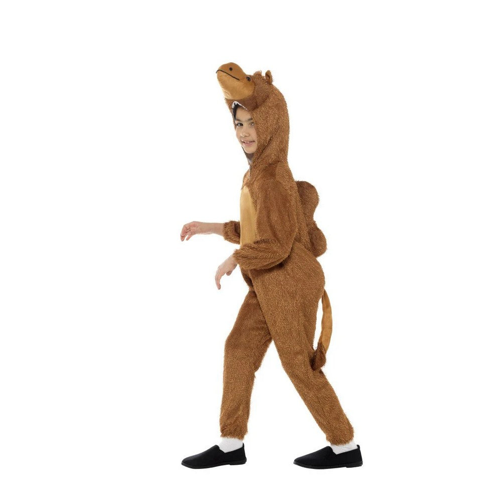 Brown - Back - Smiffys Childrens-Kids Camel Bodysuit