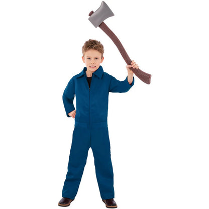 Navy - Back - Smiffys Childrens-Kids Costume Boiler Suit