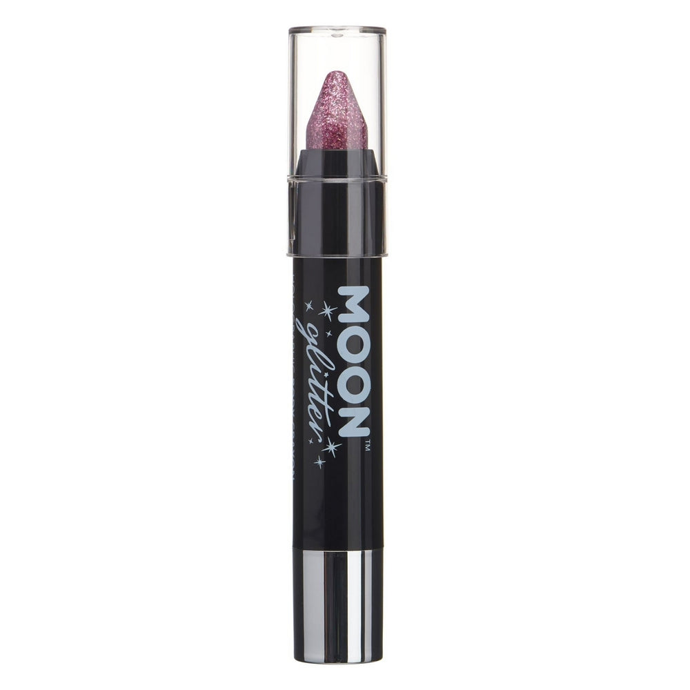 Multicoloured - Back - Moon Glitter Holographic Body Crayons (Pack of 6)