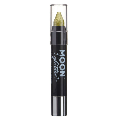 Multicoloured - Side - Moon Glitter Holographic Body Crayons (Pack of 6)