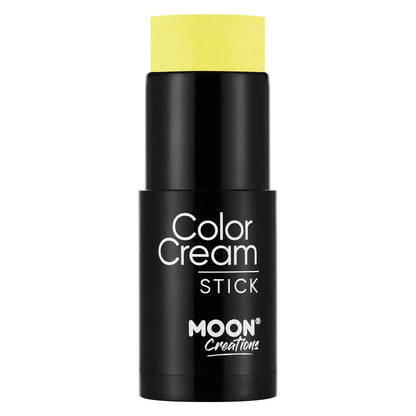 Bright Yellow - Front - Moon Glitter Glow Stick
