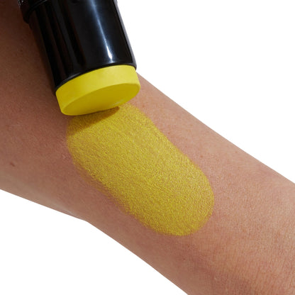Bright Yellow - Back - Moon Glitter Glow Stick