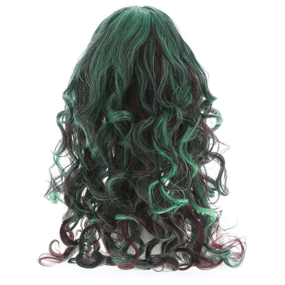 Black-Green - Back - Smiffys Unisex Adult Monster Blood Drip Wig
