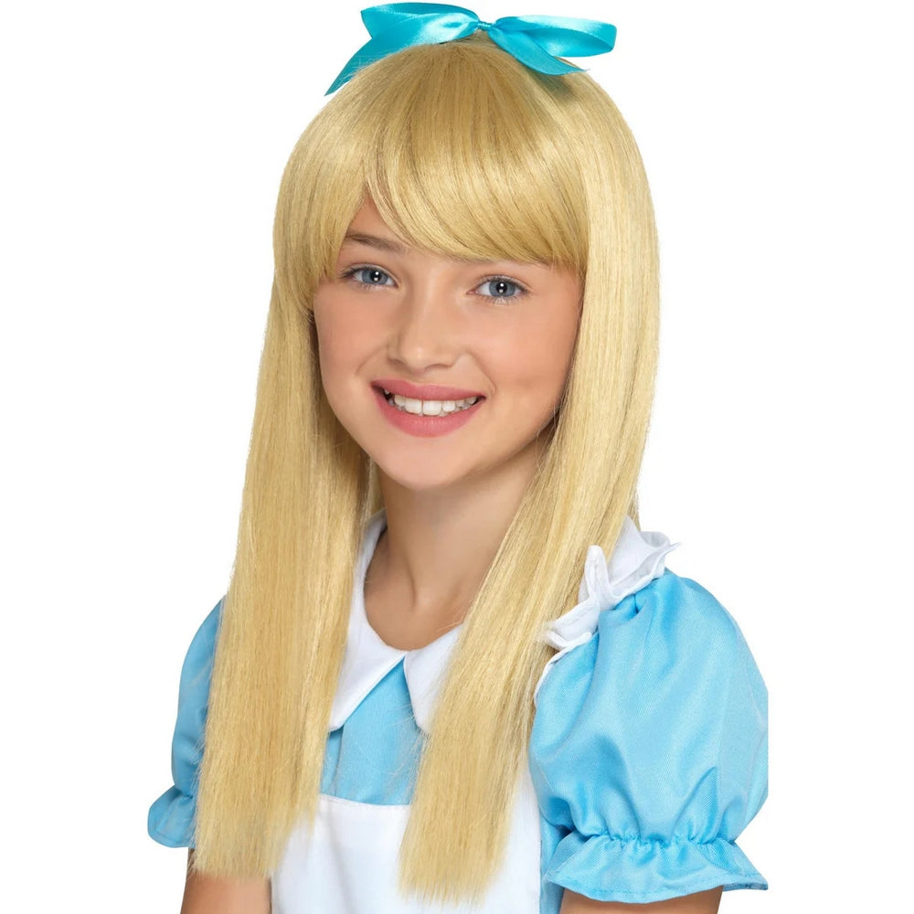 Blonde - Front - Smiffys Wonderland Princess Wig