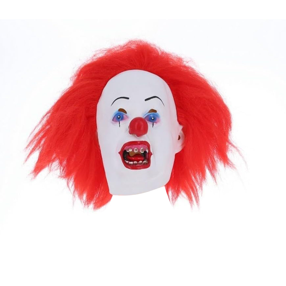 Orange-White-Red - Front - It (1990) Unisex Adult Pennywise Mask