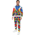 Multicoloured - Front - Rubik`s Mens Cube Tracksuit Set