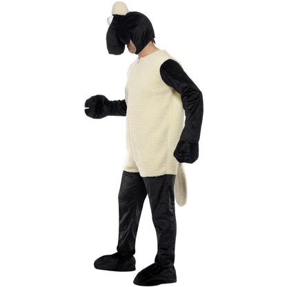 Black-White - Side - Shaun the Sheep Unisex Adult Costume