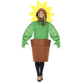 Green-Yellow-Brown - Front - Smiffys Unisex Adult Sunflower Costume Set