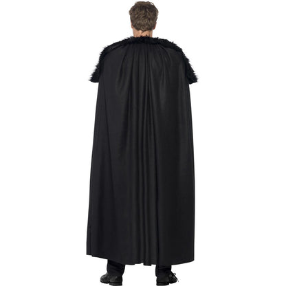Black - Back - Smiffys Mens Dark Barbarian Costume Set