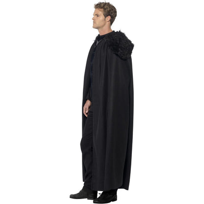 Black - Side - Smiffys Mens Dark Barbarian Costume Set