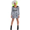 Black-White - Back - Beetlejuice Womens-Ladies Costume Dress