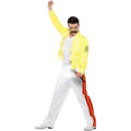 Yellow-White-Red - Front - Queen Mens Freddie Mercury Costume Set