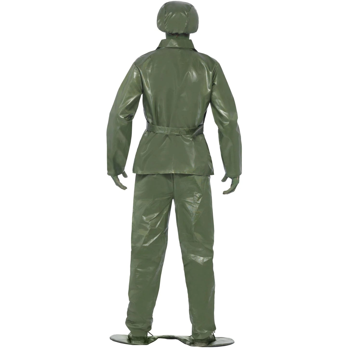Green - Back - Smiffys Unisex Adult Soldier Costume Set