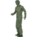 Green - Side - Smiffys Unisex Adult Soldier Costume Set