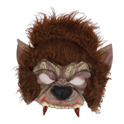 Brown-Red - Front - Smiffys Werewolf 1-2 Mask