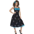 Blue-Black - Front - Grease Womens-Ladies Costume