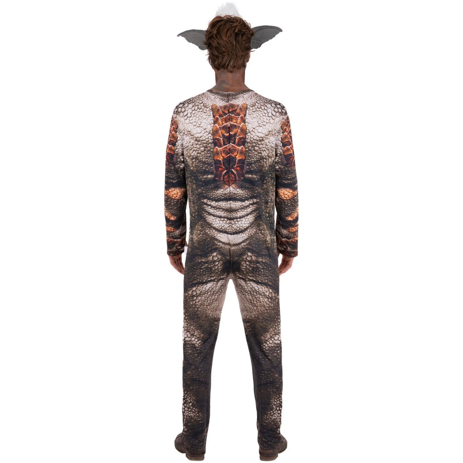 Green - Back - Smiffys Unisex Adult Gremlins Stripes Costume